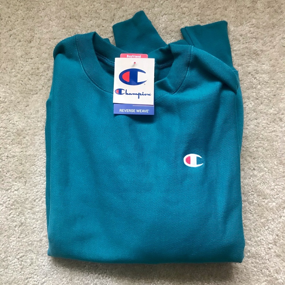 Champion Reverse Weave Boyfriend Crew Sweatshirt